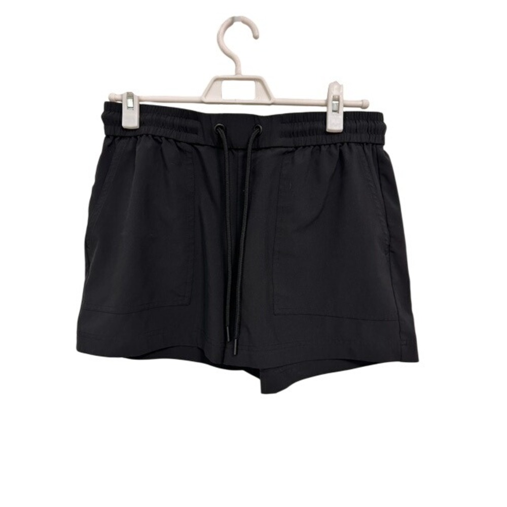 Lou & Grey Black Drawstring Elastic Waist Athletic Shorts Small
